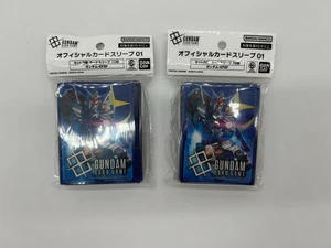 Gundam Card Game Official Sleeves 01 Gundam / EFSF (Set of 2; 140 Sleeves Total) - Picture 1 of 2