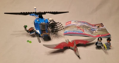 LEGO Jurassic World Pterandon Capture Set #75915 100% Completo con Instrucciones Foto 1 de 4