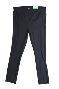 NWT Gaiam OM Hi-Rise Karma 7/8 Legging  Pockets Black Size Large - Picture 1 of 7