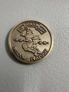 1st 503rd Recon Shadow Platoon Coin The Rock First Rock Always First - Picture 1 of 2