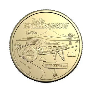2025 $1 Uncirculated Coin " The Big Wheelbarrow " from the Aussie Big Things - Picture 1 of 3