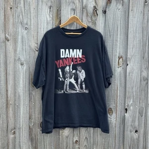DAMN YANKEES 1990 Reissue T Shirt Black XL Relaxed Fit - Picture 1 of 5