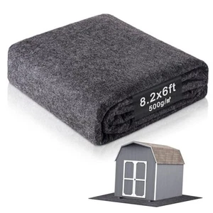 Outdoor Storage Shed Mat Waterproof, Thickened Washable Outside 8.2 X 6 FT - Picture 1 of 7