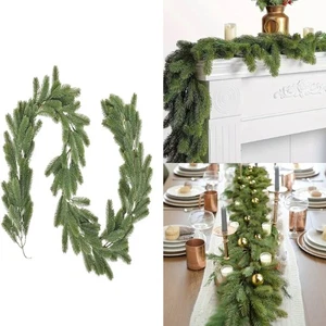 Christmas Vine 6feet Realistic Artificial Vine Hanging Plant for Mantels Door - Picture 1 of 8