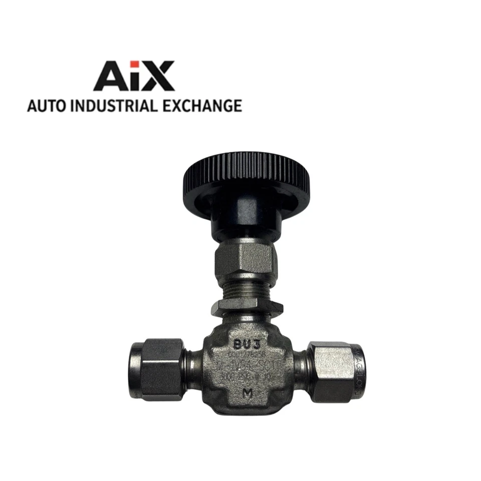 Swagelok M-1VS4-SC11 Monel 1/4” Needle Valve 3000 PSI - Image 1 of 1