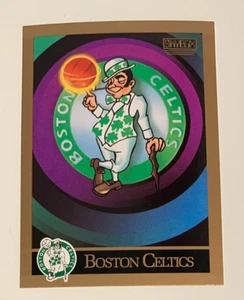 NBA BOSTON CELTICS Checklist 1990-91 SkyBox Basketball Trading Card #329 - Picture 1 of 3