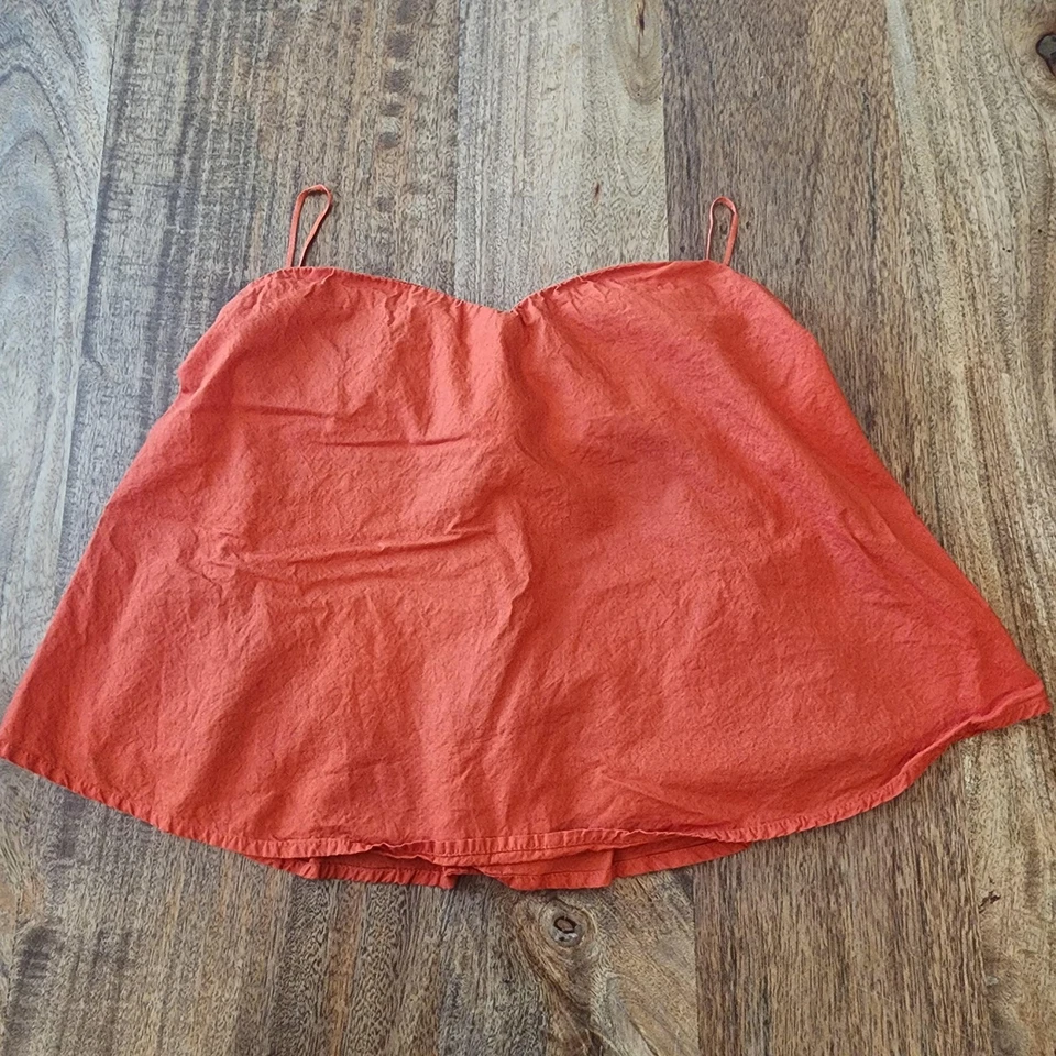 Camiseta sin mangas Free People para mujer pequeña espalda ajustada boho festival verano Foto 1 de 4