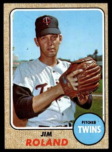 1968 Topps #276 Jim Roland VGEX-B107R12