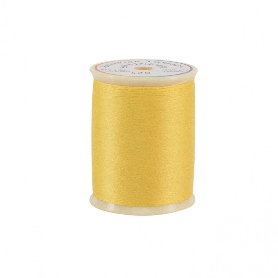 420 So Fine Polyester Thread 3-ply 50wt 550yds Daffodil - Image 1 of 1