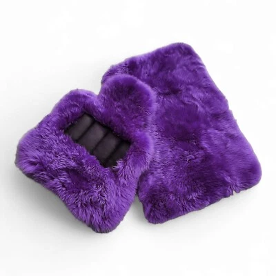 Фиолетовые коврики из овчины подходят для Rolls Royce Ghost Wraith Cullinan Phantom Dawn - Изображение 1 из 4