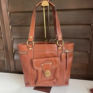 Coach 65th Anniversary Legacy Gigi Tote in Whiskey Brown Vachetta Leather 12888 - Picture 1 of 16