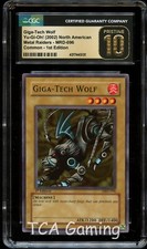 CGC 10 PRISTINE Giga-Tech Wolf MRD-096 1st Edition Yugioh Card 131