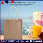 Burlap Tote Bags Blank Jute Beach Handbag Gift Bags With Handle (Vertical) Fr