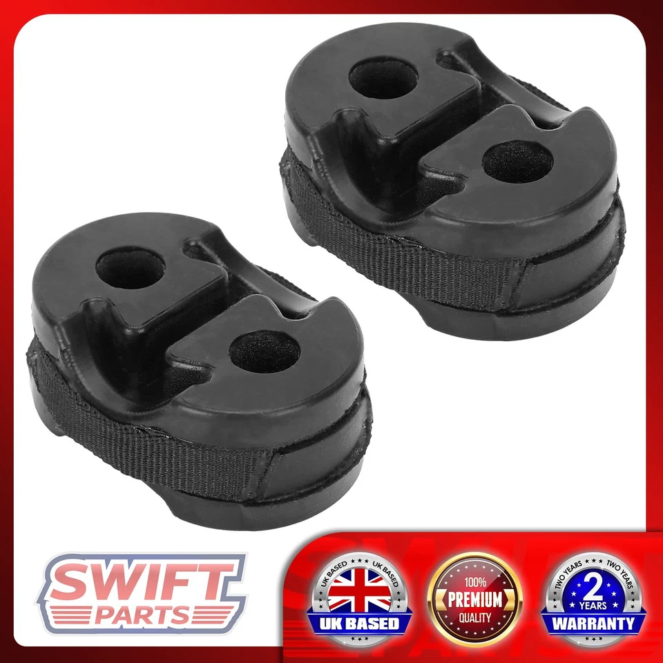 2X EXHAUST RUBBER HANGER MOUNT FOR FORD- PEUGEOT BOXER CITROEN RELAY FIAT DUCATO - Image 1 of 4