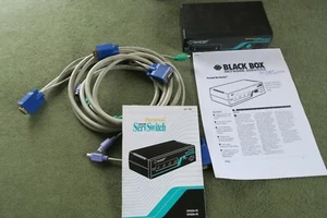 BLACK BOX Serv Switch SW625A-R2 KVM Keyboard Video Mouse Multiple PCs via single - Picture 1 of 6