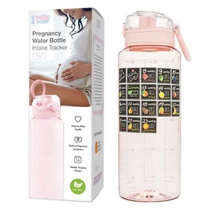 BellyBottle Pregnancy Water Bottle Tracker – Pregnancy Must Haves – Pregnancy... - Picture 1 of 6