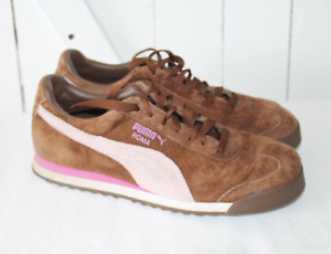 Puma Womans Pink/brown/white Running/gym Athletic Sneakers/shoes Sz 8