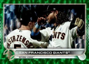 2022 Topps #464 San Francisco Giants Green Foilboard #/499 - Picture 1 of 2
