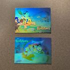 1993 Cardz The Flintstones Sports & Family Hologram Cards #H1 & H3