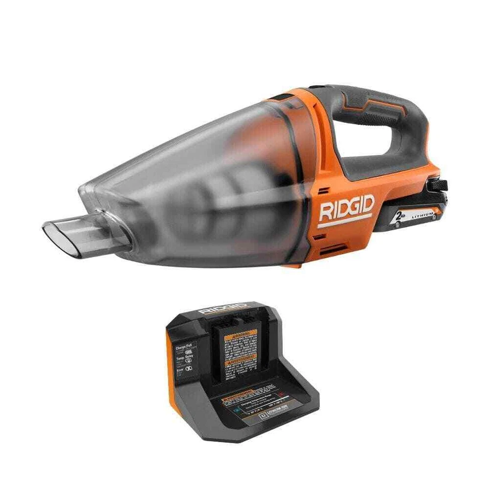 Ridgid R8609021B 18V Cordless Handheld Vacuum with Accessory (Tool Only)