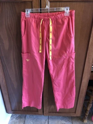 Pantalones de enfermería Med Couture E-Z Flex para mujer talla XS rosa #8724P Foto 1 de 4