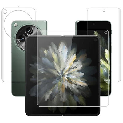 For OnePlus Open Transparent Soft TPU Hydrogel Protective Film (Front+Back+Side) - Image 1 of 3