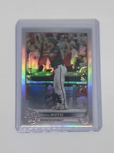 2022 Topps Chrome Juan Soto Refractor #129 Nationals - Picture 1 of 2