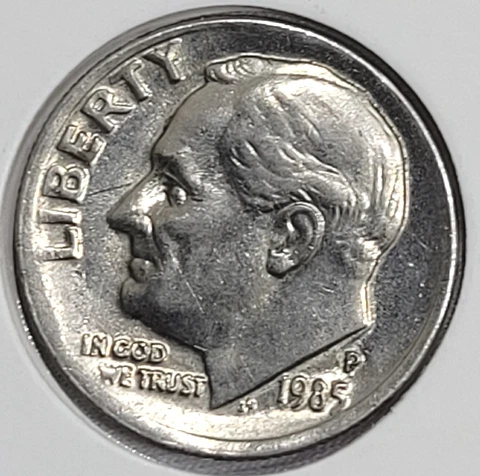 1985-p Broadstruck Roosevelt Dime Ddo/Ddr Cover