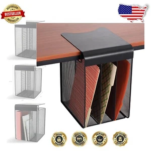 Scratch-Resistant Metal Hanging Organizer with 3 Vertical Trays for Easy Access - Picture 1 of 11
