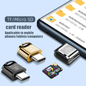 High Speed Card Reader Micro-USB/Type-C Memory Card Reader TF Micro-SD OTG - Photo 1/13