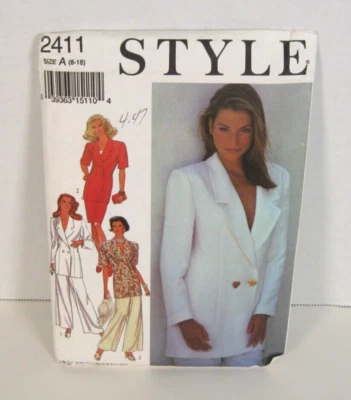 Simplicity Style 2411 Jacket, Skirt & Pants Misses' 8-18 Pattern Uncut Free Ship - Image 1 of 2