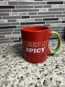 KEEP IT SPICY COFFEE MUG. Art Deco Print Mug. B177 - Picture 1 of 6