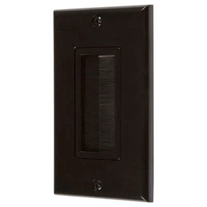 NNEDSZ Brush Wall Plate Wires Cable Access Strap Management Socket Mount Port HD - Picture 1 of 3