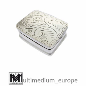 Caja de pastillas de plata de ley 925 caja de plata - Imagen 1 de 3