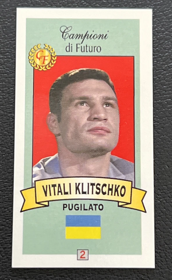 VITALI KLITSCHKO Boxing 2003-04 Campioni di Futuro Pugilato Card #2 Ukraine L75 - Image 1 of 2