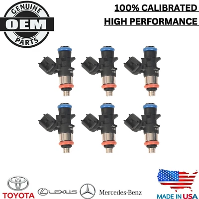 X6 OEM BOSCH Fuel Injectors For 2011-2019 Dodge Challenger 3.6L V6 #0280158233 - Image 1 of 4