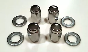 (20) Chrome Cold Forged Steel 7/16"-20 Short Shank Wheel Lug Nuts 3A 90130 - Picture 1 of 2