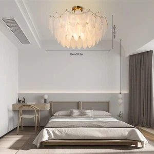 110V Luxurious Glass Chandelier Light Pendant Ceiling Light Chandeliers Lighting - Picture 1 of 6