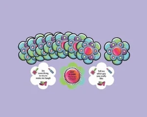 Glitzy Girl Butterfly Shopping Fancy Birthday Party Favor Double Dare Card Game - Picture 1 of 1