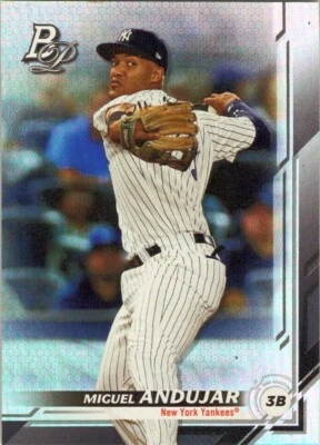 2019 Bowman Platinum #99 Miguel Andujar New York Yankees - Image 1 of 2