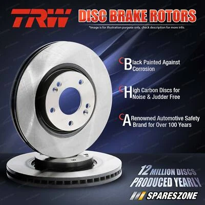 2x Front TRW Disc Brake Rotors for Toyota Avalon MCX10 Avensis Verso Tarago - image 1 of 4