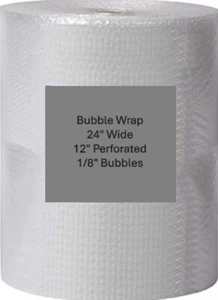 Bubble Wrap 24" Wide 50 Square Feet - 12" Perforated - Picture 1 of 1