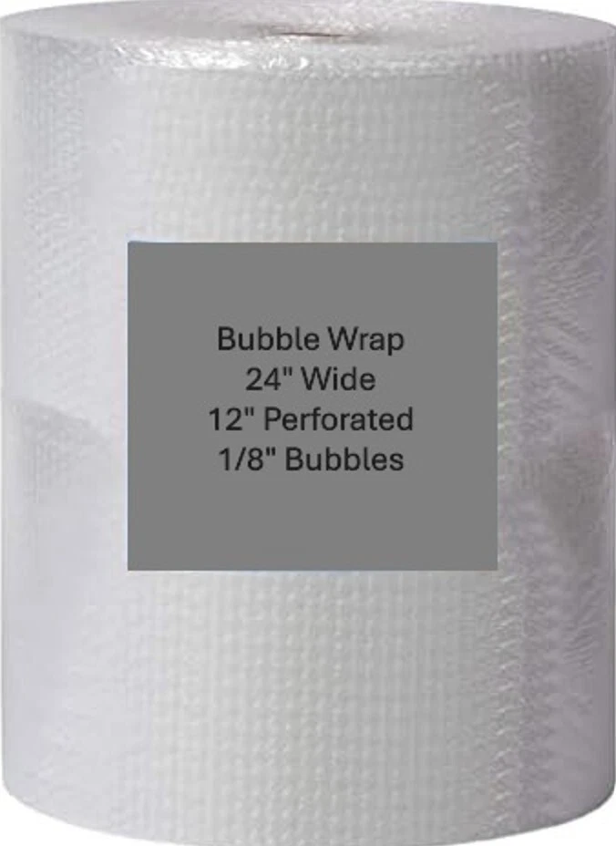 Bubble Wrap 24" Wide 50 Square Feet - 12" Perforated - Image 1 of 1
