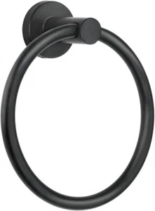 Towel Ring,Hand Holder for Wall Mounted,Towel Holder,Towel-Racks, Black  - Picture 1 of 7