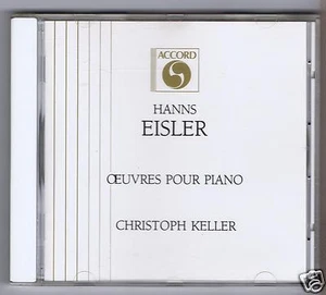 HANNS EISLER CD OEUVRES POUR PIANO / CHRISTOPH KELLER - Imagen 1 de 2