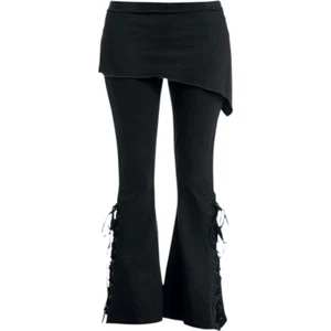 Spiral Direct Urban Fashion 2 in 1 Boot-Cut Leggings With Micro Slant Skirt - Picture 1 of 9