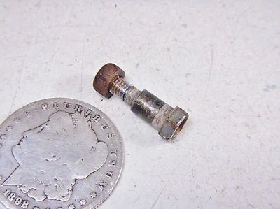 1982 SUZUKI RM465 LEFT SIDE CLUTCH LEVER PERCH HINGE PIVOT BOLT - Image 1 of 3