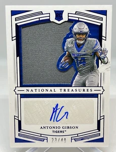 Antonio Gibson 2020 National Treasures Collegiate Patch Auto #23/49 Washington - Picture 1 of 2