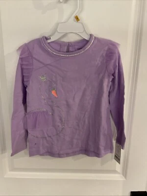 Carter's - Camisa Manga Larga - Púrpura - Niñas Talla 3T Foto 1 de 4