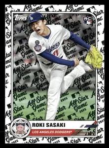 2025 Topps All Star Logo - Roki Sasaki RC #70 Los Angeles Dodgers - Picture 1 of 2